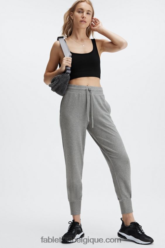 jogging éponge de luxe 2 femmes Fabletics 404P0T21 teddy large camo/latte
