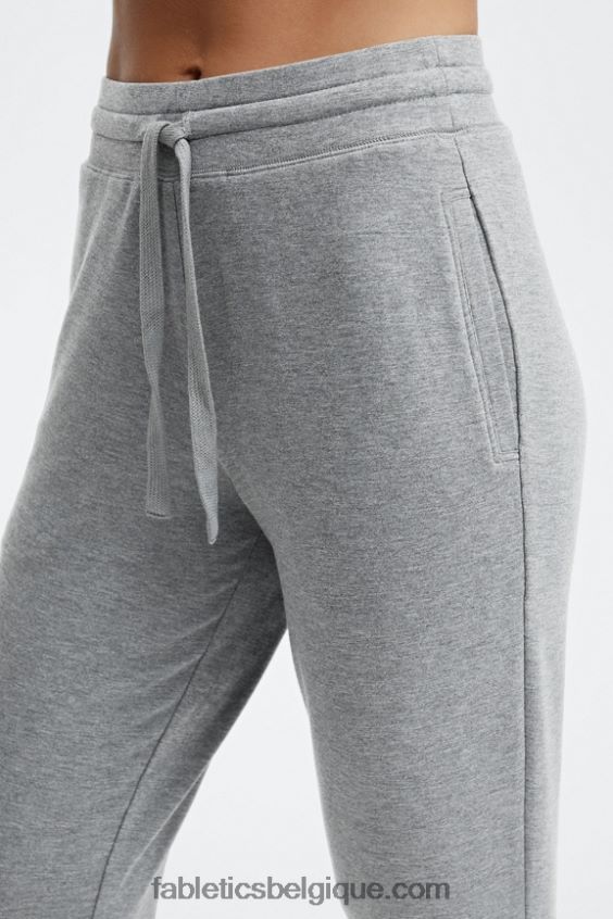 jogging éponge de luxe 3 femmes Fabletics 404P0T22 noir/étain