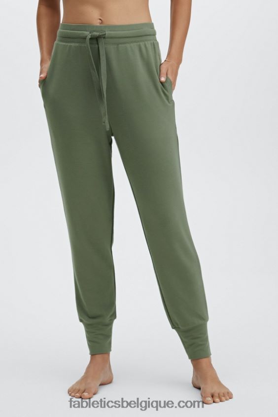 jogging éponge de luxe 3 femmes Fabletics 404P0T24 merisier électrique lavé/blanc