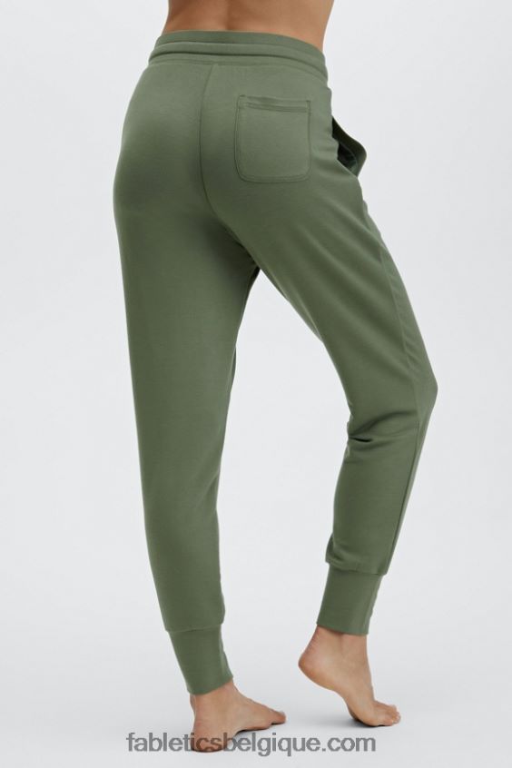 jogging éponge de luxe 3 femmes Fabletics 404P0T24 merisier électrique lavé/blanc