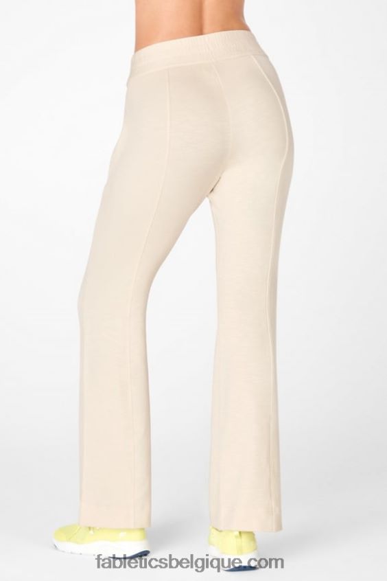 jogging évasé femmes Fabletics 404P0T213 noir/blanc classique