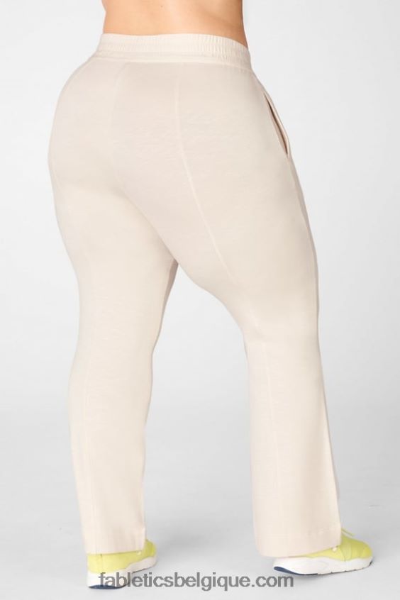 jogging évasé femmes Fabletics 404P0T214 noir/blanc classique
