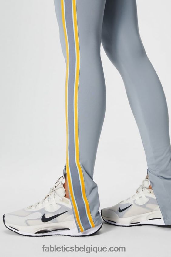motion365+ pantalon à rayures torsadées femmes Fabletics 404P0T46 nuage de pluie/soleil du désert