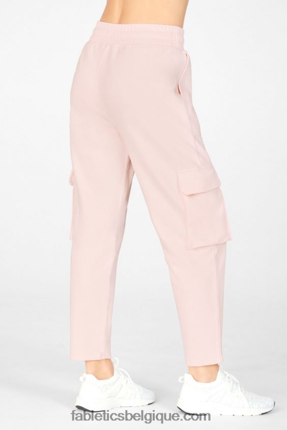 pantalon cargo en nyla femmes Fabletics 404P0T205 rouille/cèdre poussiéreux/rose perle