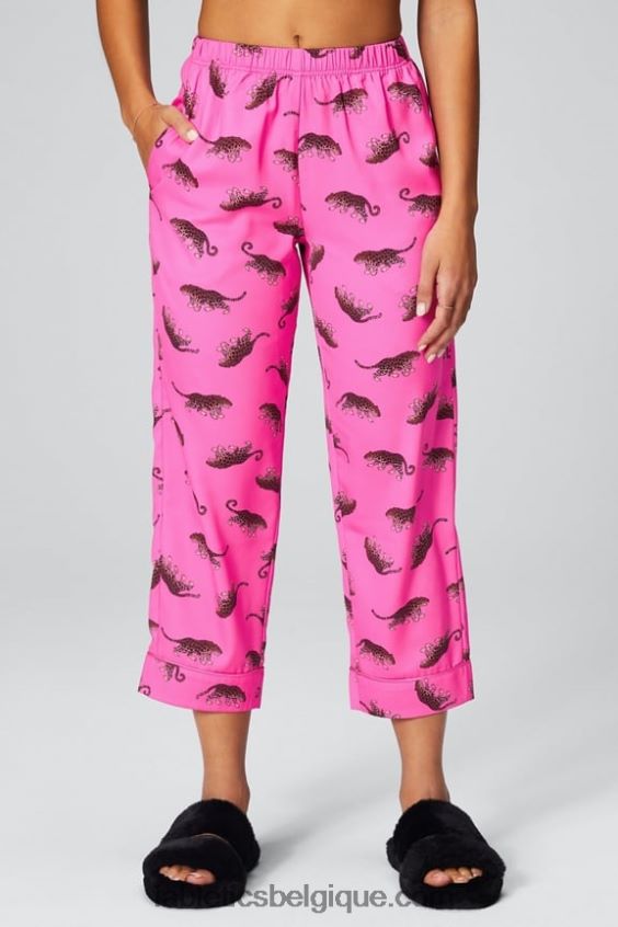 pantalon court ecosatin femmes Fabletics 404P0T50 fusion/onde de cristal/argent réfléchissant