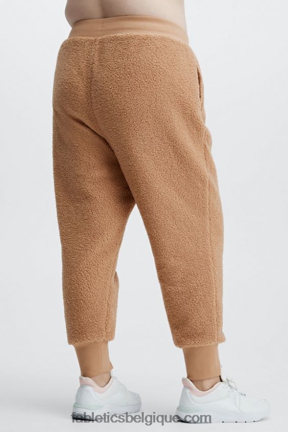 pantalon de jogging teddy luxe femmes Fabletics 404P0T182 abîme/violet bleu