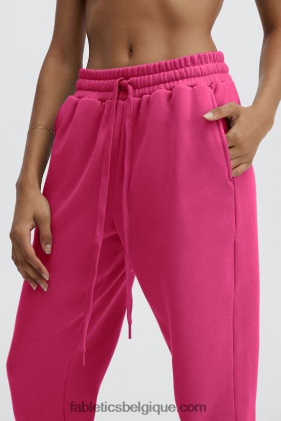 pantalon de survêtement classique eco go-to femmes Fabletics 404P0T85 digital tide shine/chaux sucrée