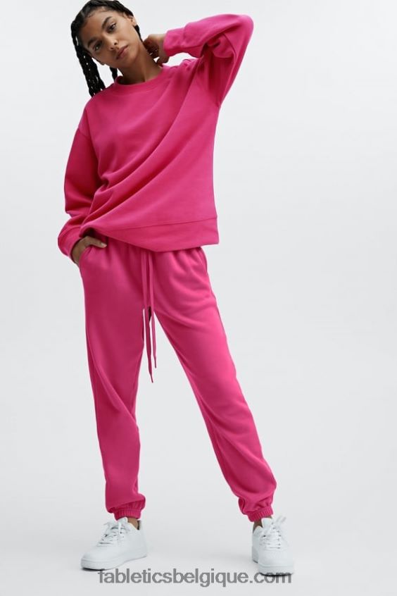 pantalon de survêtement classique eco go-to femmes Fabletics 404P0T85 digital tide shine/chaux sucrée