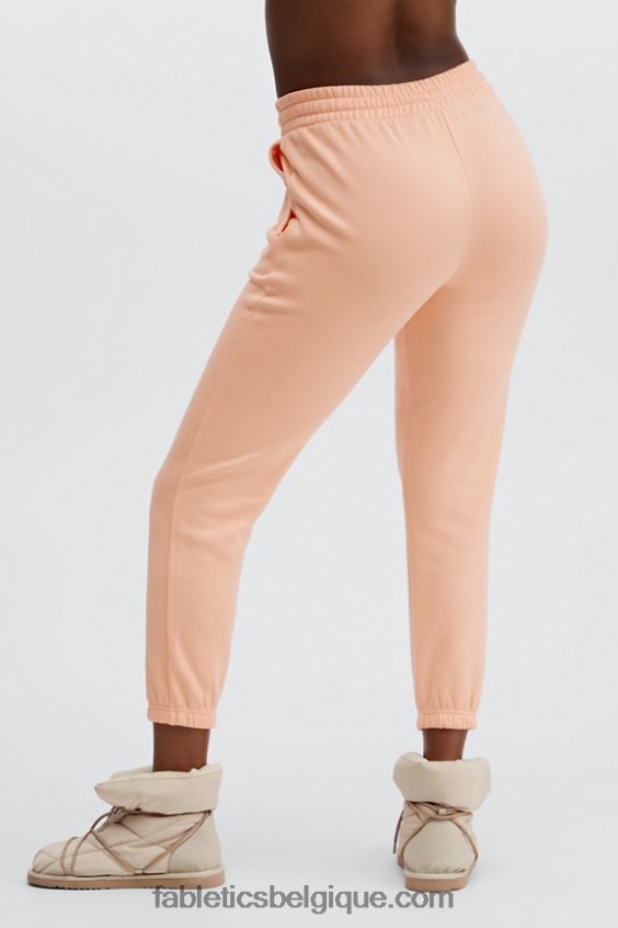 pantalon de survêtement classique eco go-to femmes Fabletics 404P0T87 crème au citron/multi