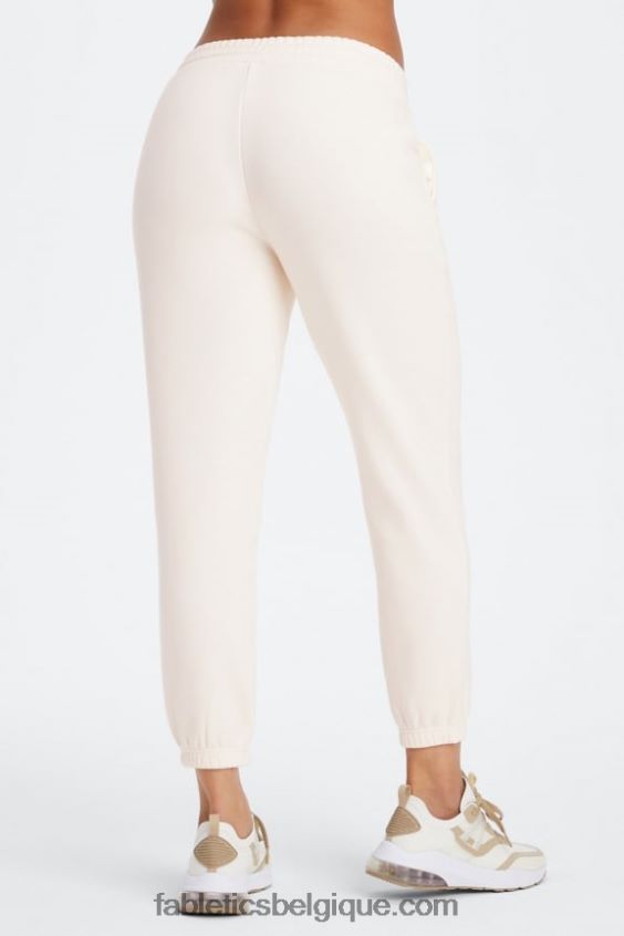 pantalon de survêtement classique eco go-to femmes Fabletics 404P0T88 avoine/pousses