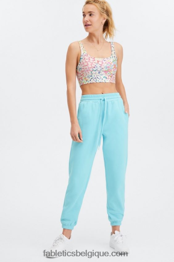 pantalon de survêtement classique eco go-to femmes Fabletics 404P0T93 gris atomique/carrière