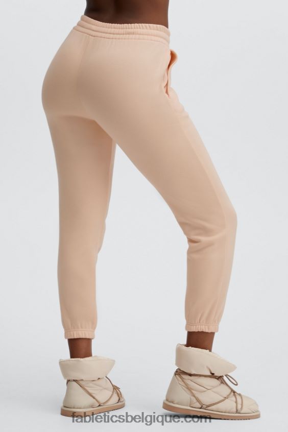 pantalon de survêtement classique eco go-to femmes Fabletics 404P0T95 crème noire/citron