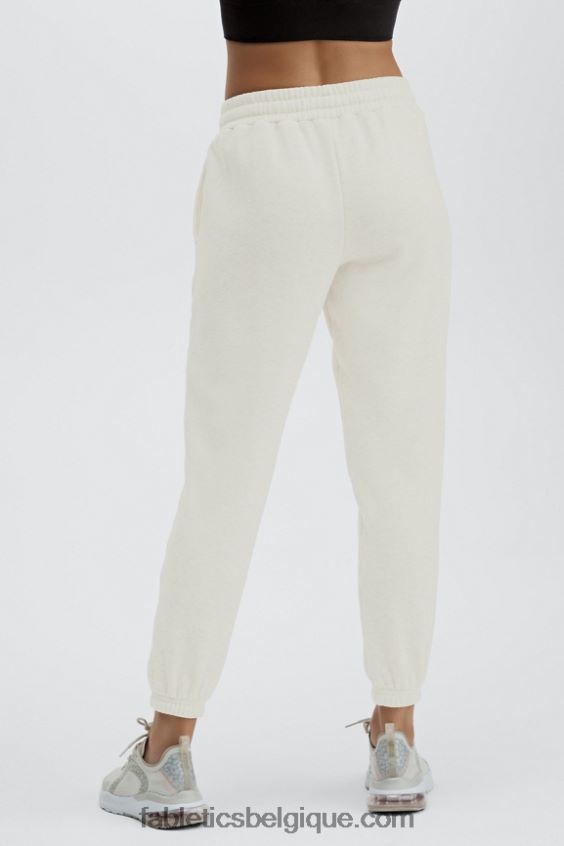 pantalon de survêtement classique incontournable femmes Fabletics 404P0T165 noir blanc