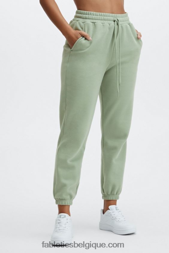 pantalon de survêtement classique incontournable femmes Fabletics 404P0T166 noir/blanc classique