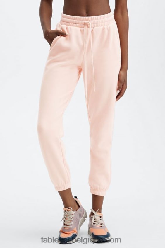 pantalon de survêtement classique incontournable femmes Fabletics 404P0T169 bleu marine foncé/multicolore