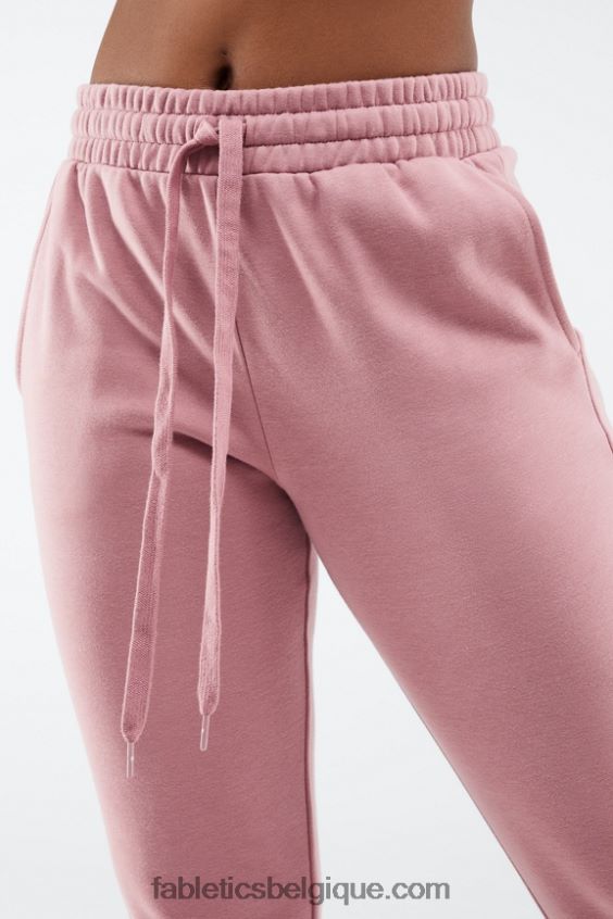 pantalon de survêtement classique incontournable femmes Fabletics 404P0T173 surligneur guépard ondulé/zèbre marbré