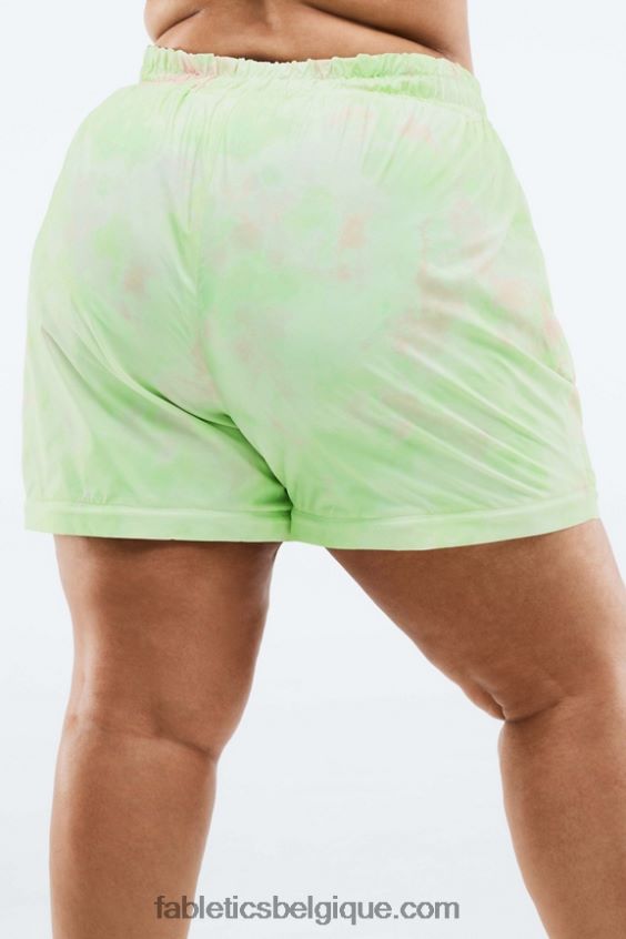 pantalon de survêtement convertible kalani femmes Fabletics 404P0T198 camouflage anthracite/feuille