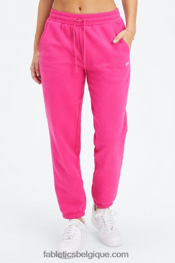 pantalon de survêtement en polaire pour toujours femmes Fabletics 404P0T68 fuchsia/rose rave