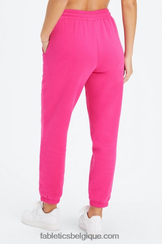 pantalon de survêtement en polaire pour toujours femmes Fabletics 404P0T68 fuchsia/rose rave