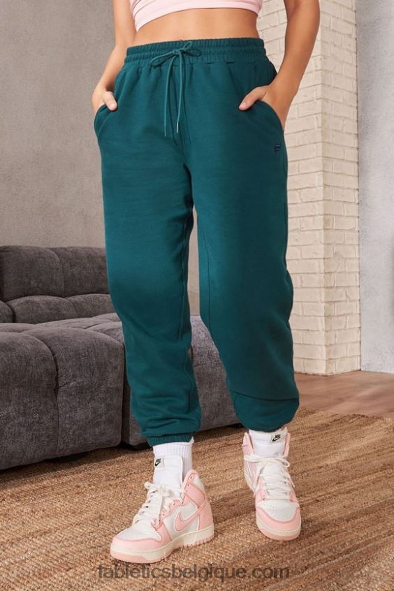 pantalon de survêtement en polaire pour toujours femmes Fabletics 404P0T69 vague de minuit/bleu marine profond