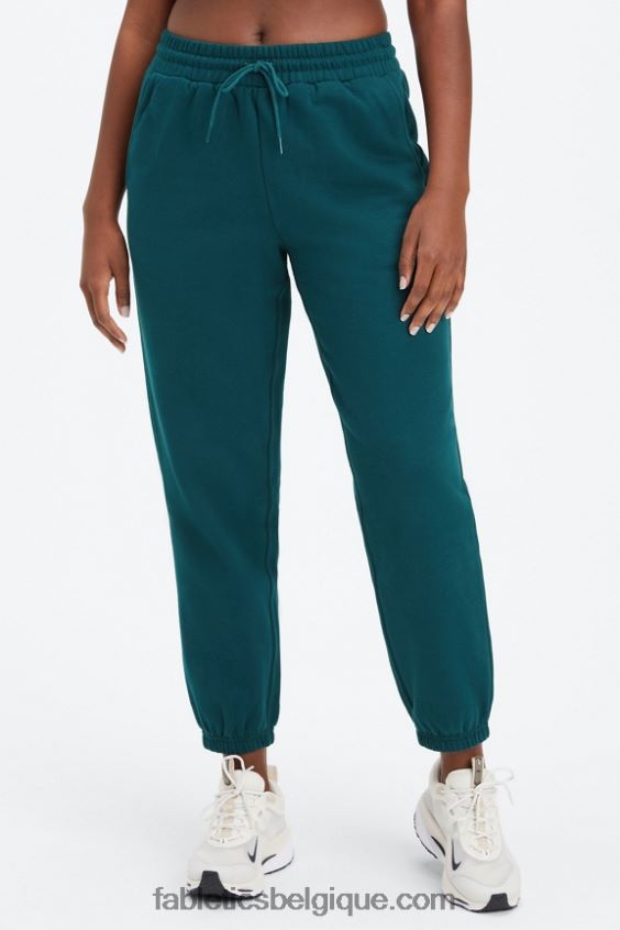 pantalon de survêtement en polaire pour toujours femmes Fabletics 404P0T69 vague de minuit/bleu marine profond
