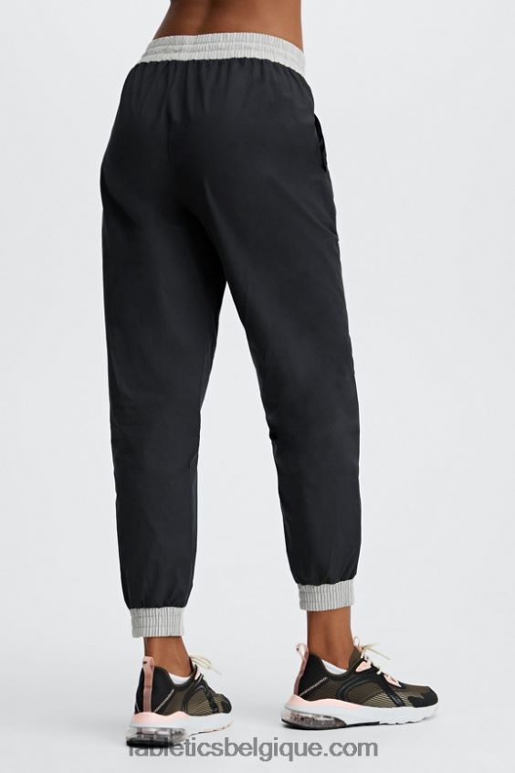 pantalon de survêtement kora femmes Fabletics 404P0T163 noir/multicolore