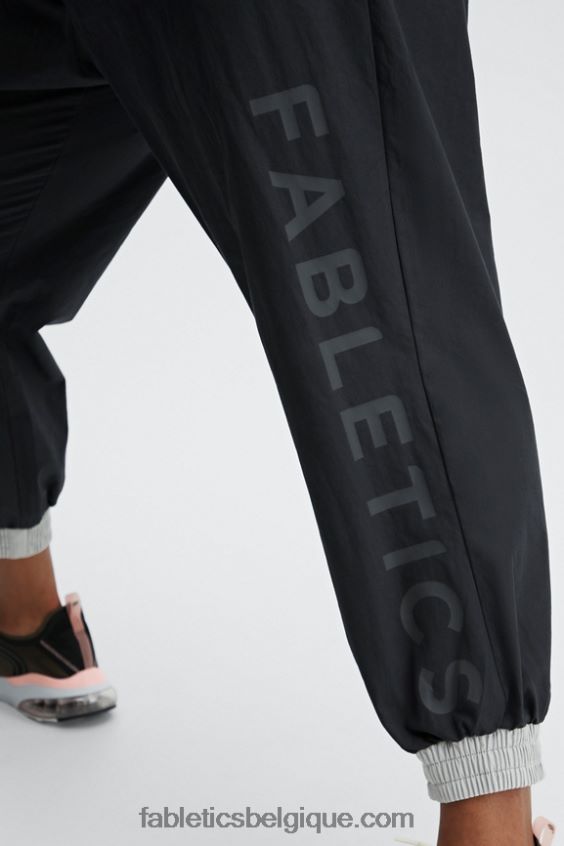 pantalon de survêtement kora femmes Fabletics 404P0T164 noir/multicolore