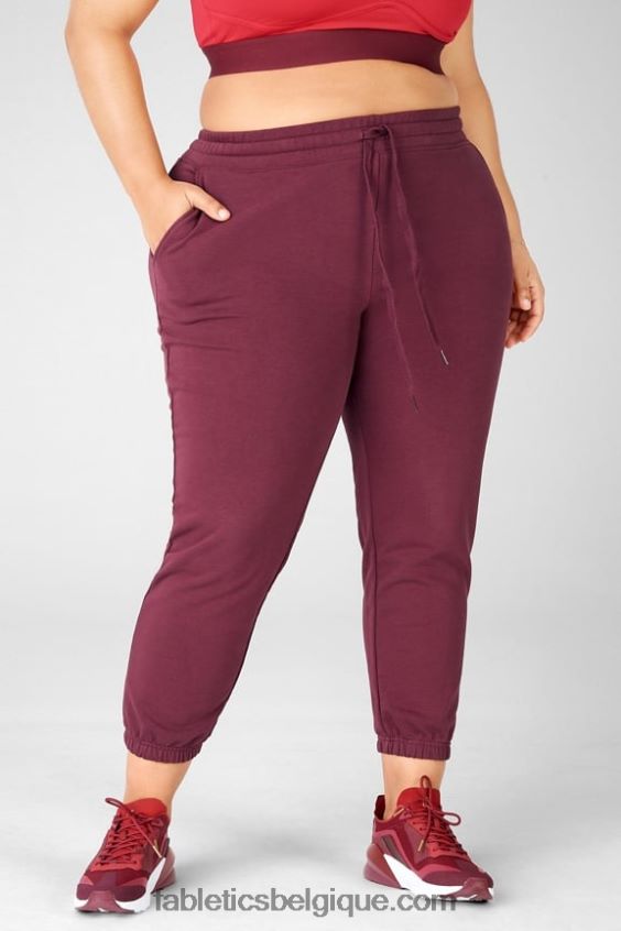 pantalon de survêtement logan femmes Fabletics 404P0T218 guépard ondulé/surligneur