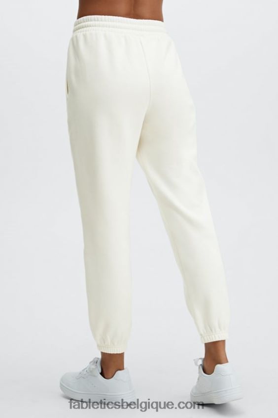 pantalon de survêtement maddie femmes Fabletics 404P0T109 runyon noir/fumé
