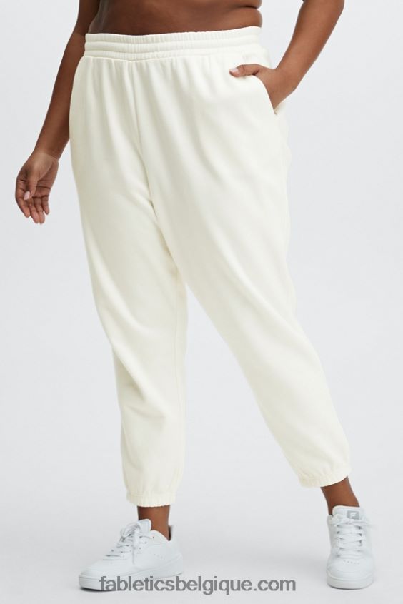 pantalon de survêtement maddie femmes Fabletics 404P0T110 béton/soie