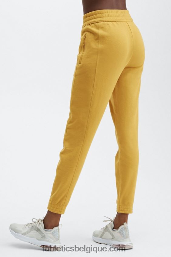 pantalon de survêtement slim éco-responsable femmes Fabletics 404P0T55 tilleul sauvage/abîme