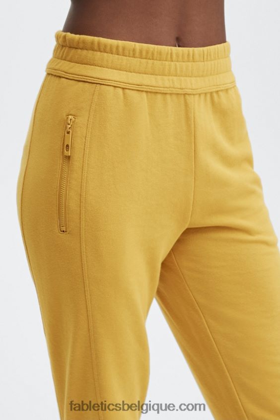 pantalon de survêtement slim éco-responsable femmes Fabletics 404P0T55 tilleul sauvage/abîme
