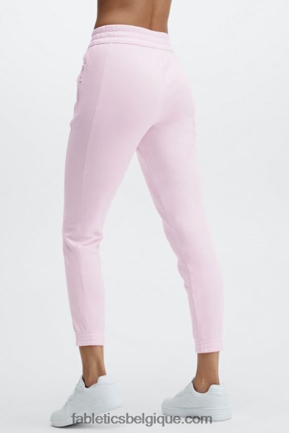 pantalon de survêtement slim éco-responsable femmes Fabletics 404P0T56 punch classique blanc/pervenche