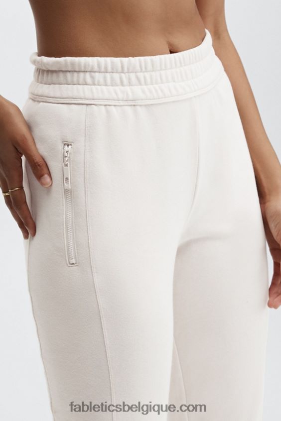 pantalon de survêtement slim éco-responsable femmes Fabletics 404P0T58 suif violet/cristal cave/gris doux chiné