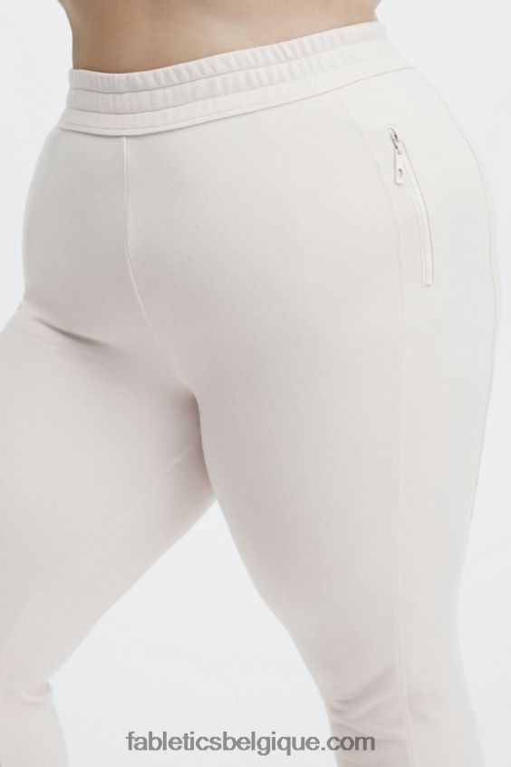 pantalon de survêtement slim éco-responsable femmes Fabletics 404P0T59 suif violet/cristal cave/gris doux chiné