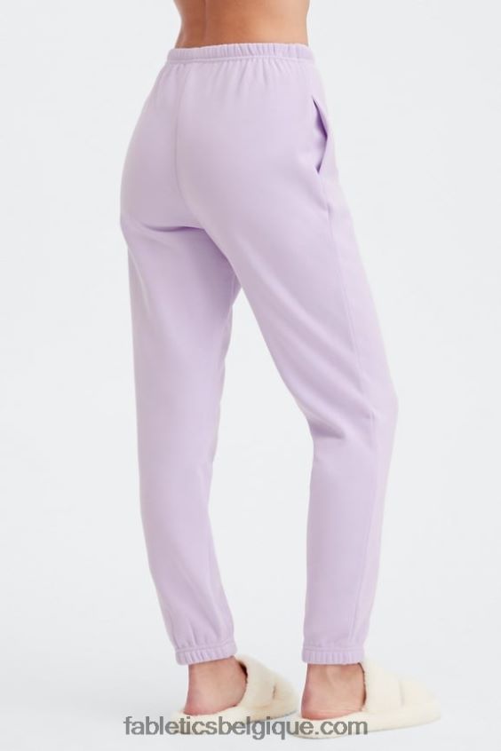 pantalon de survêtement slim incontournable femmes Fabletics 404P0T133 extrême royal/rose évasion folie estivale/argent réfléchissant