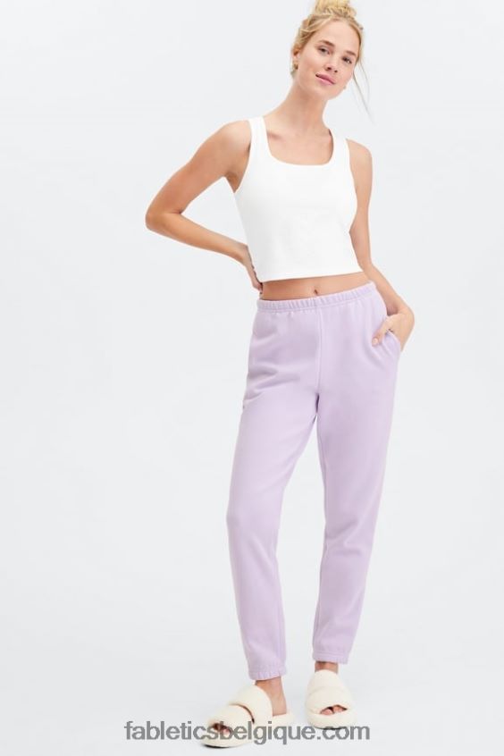 pantalon de survêtement slim incontournable femmes Fabletics 404P0T133 extrême royal/rose évasion folie estivale/argent réfléchissant
