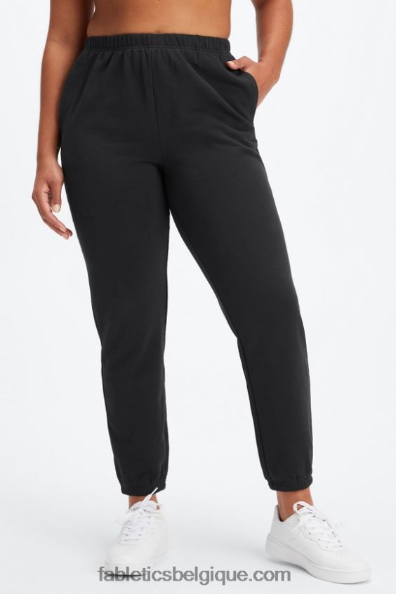 pantalon de survêtement slim léger femmes Fabletics 404P0T103 cobalt profond/aloès