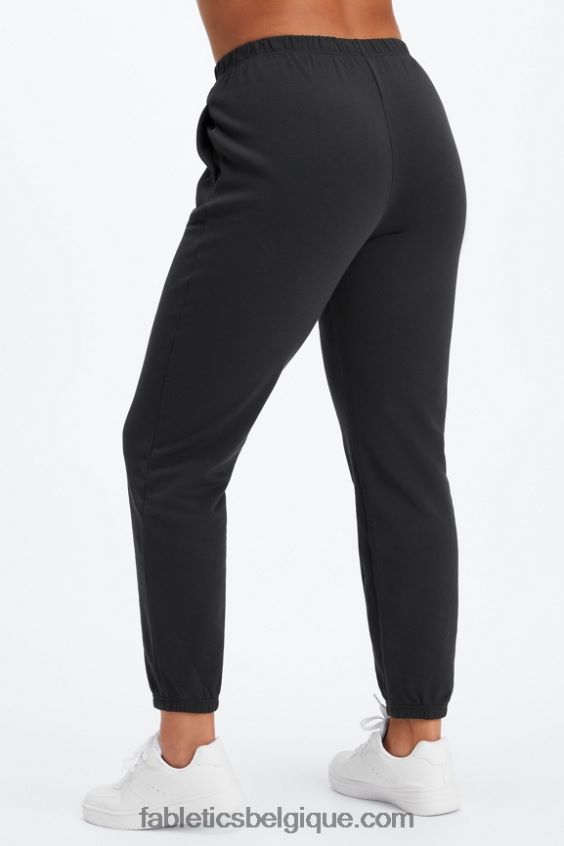pantalon de survêtement slim léger femmes Fabletics 404P0T103 cobalt profond/aloès
