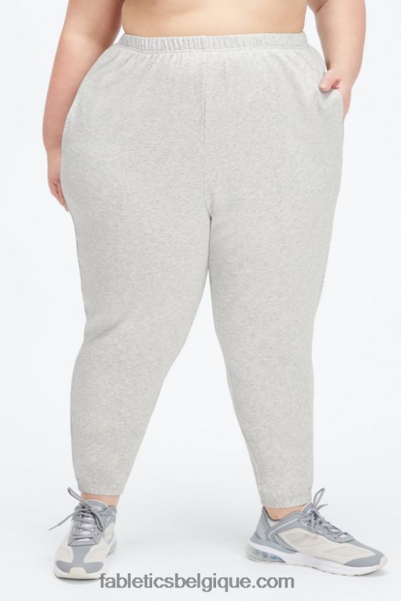 pantalon de survêtement slim léger femmes Fabletics 404P0T107 haute rouge/érable