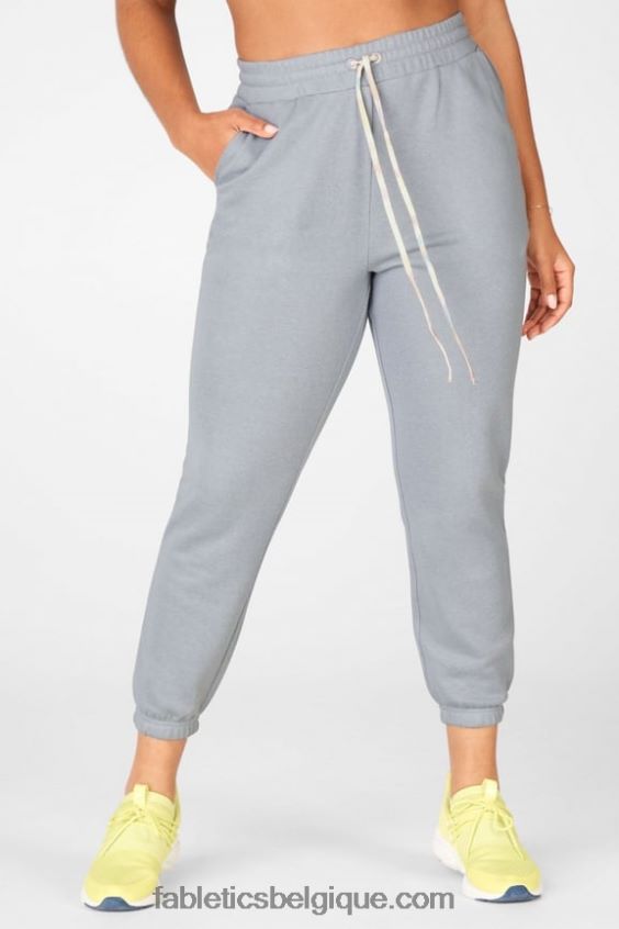 pantalon de survêtement sterling femmes Fabletics 404P0T201 gris dauphin/teinture douce
