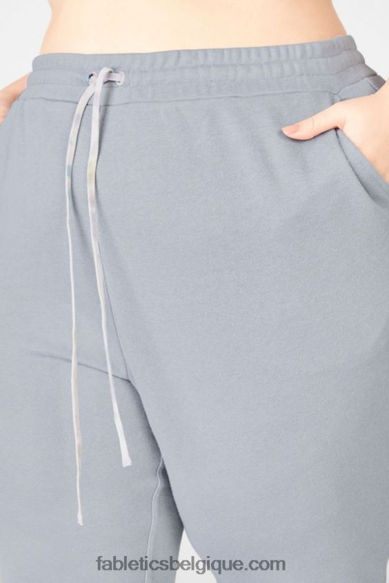 pantalon de survêtement sterling femmes Fabletics 404P0T202 gris dauphin/teinture douce