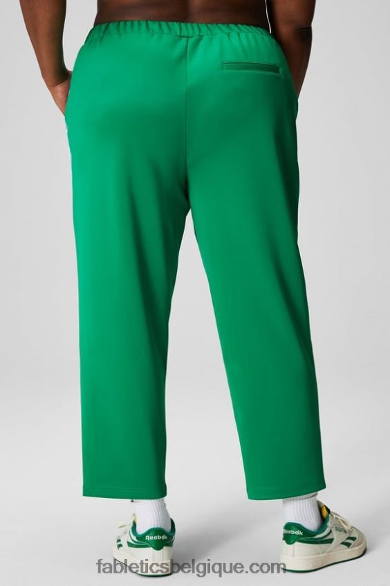pantalon fuselé en tricot femmes Fabletics 404P0T35 vert gazon/rayures multiples