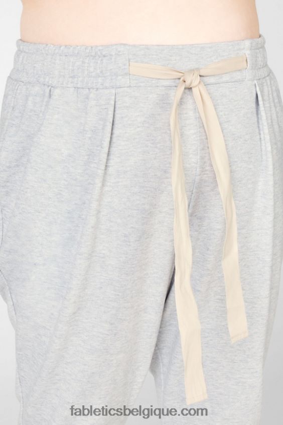 pantalon fuselé émeri femmes Fabletics 404P0T210 gris clair chiné/latte