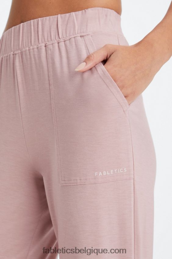pantalon fuselé restoreknit femmes Fabletics 404P0T76 soft grey heather/athletic club