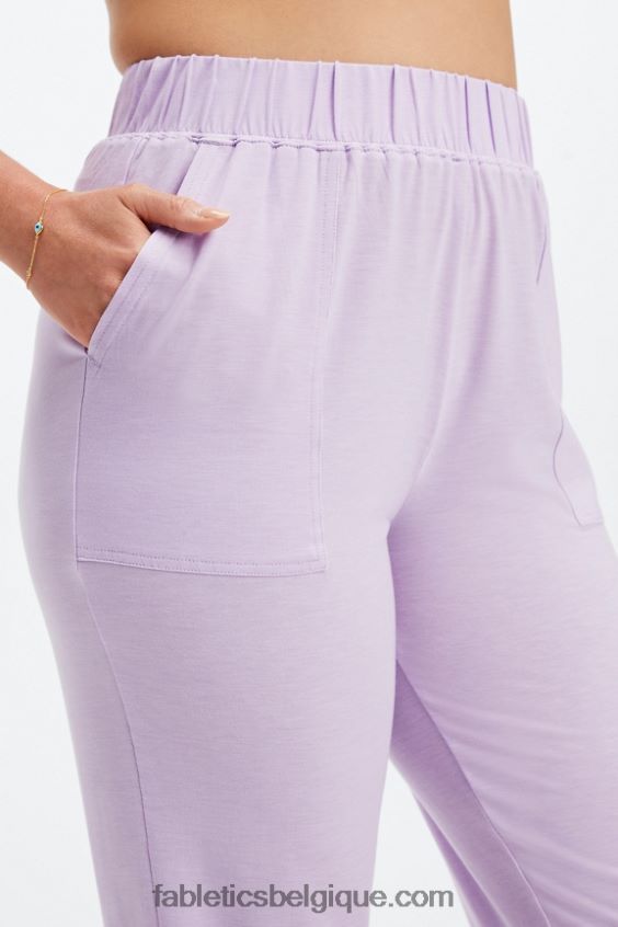 pantalon fuselé restoreknit femmes Fabletics 404P0T80 acajou/cristal vague