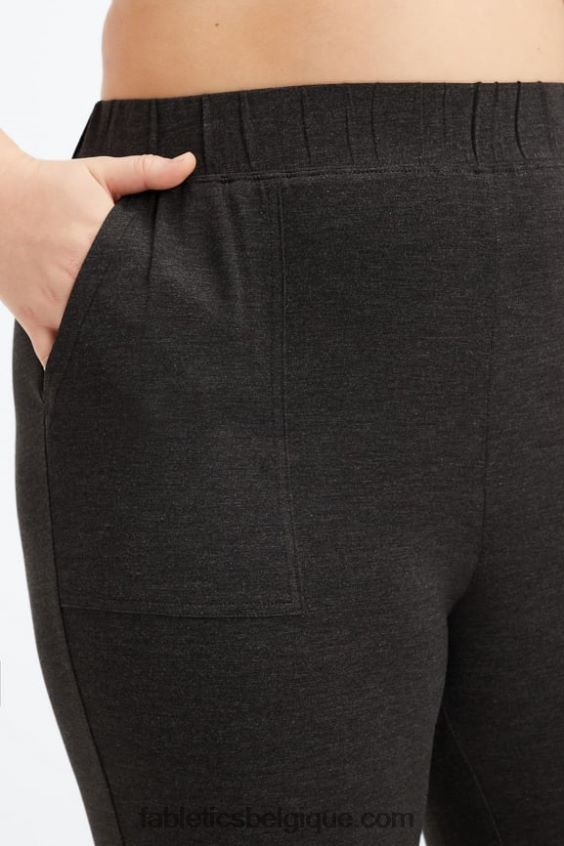 pantalon fuselé restoreknit femmes Fabletics 404P0T82 noir/micro point