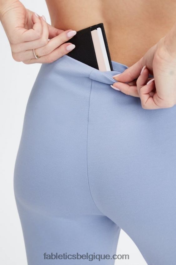 pantalon skinny 24h/24 et 7j/7 femmes Fabletics 404P0T122 bleu électrique/perruche