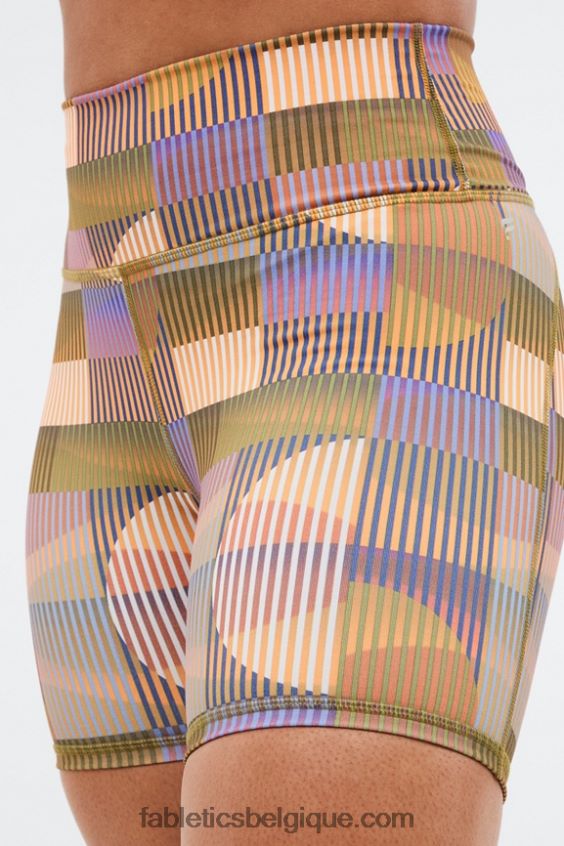 Définir le short taille haute 6\'\' femmes Fabletics 404P0T582 aigrette/club d\'athlétisme