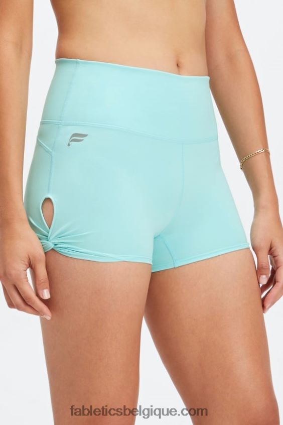 Oasis Pureluxe short taille haute twist 3'' femmes Fabletics 404P0T437 bleu marine foncé/multicolore